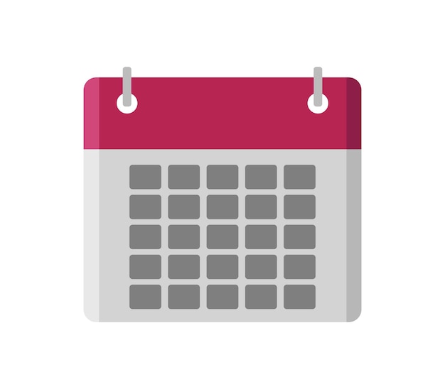 Passe página do calendário