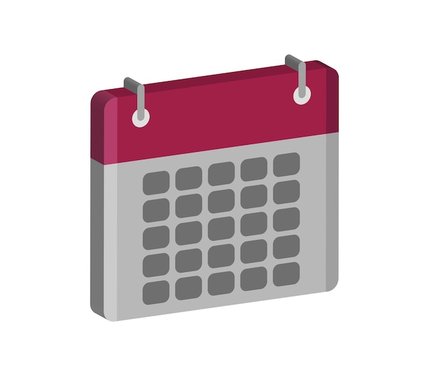 Passe página do calendário