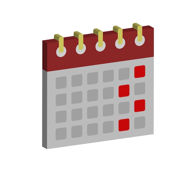 Passe página do calendário