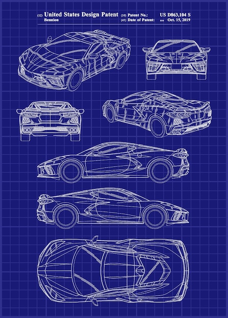 Patente de carro esporte 2019