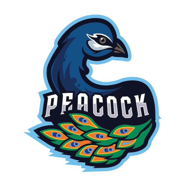 Peacock e sports logo