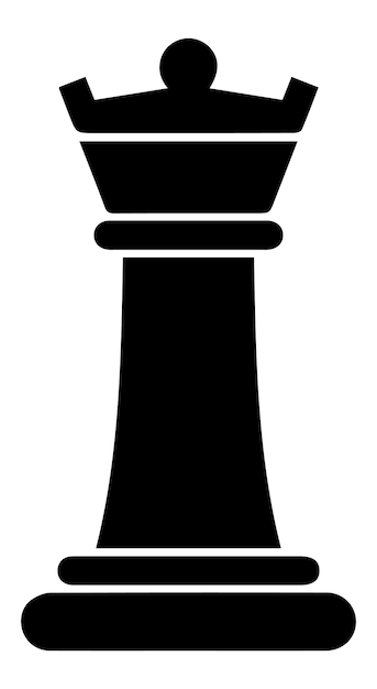 ícone De Xadrez Da Rainha De 3 Tipos De Contorno Preto E Branco. Símbolo De  Vetor Isolado. Ilustração do Vetor - Ilustração de moderno, emblema:  193316155