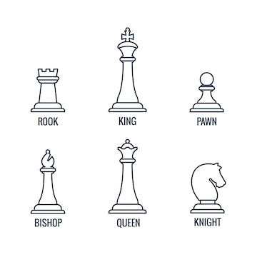 ícone De Estilo De Linha Da Peça De Xadrez Do Pawn Ilustração do Vetor -  Ilustração de estilo, jogo: 205577725