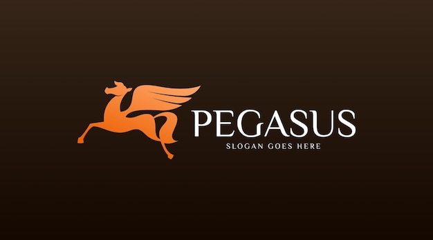 Pegasus Logo Concept Vector. Animal Logo Template Vector