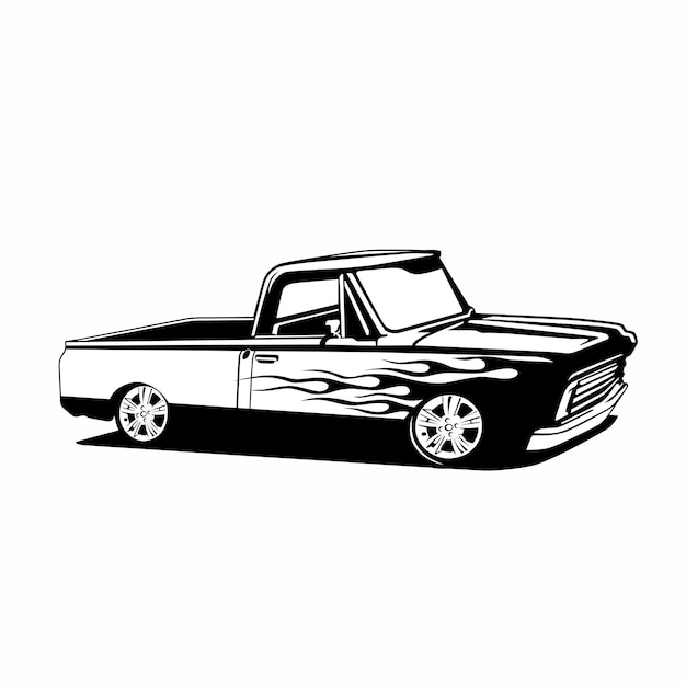 Pegue o vetor de design de ilustração de caminhão
