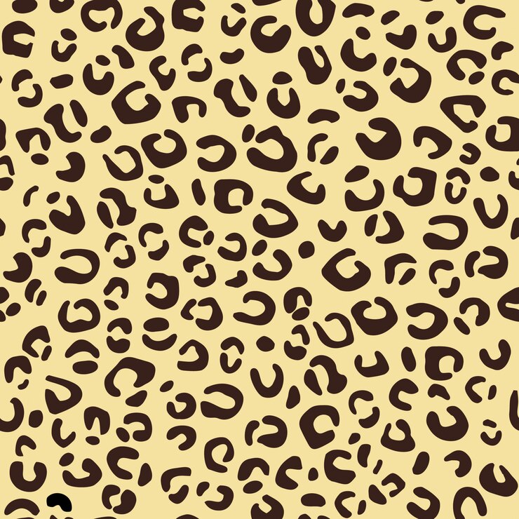 Pele de leopardo padrão sem emenda.