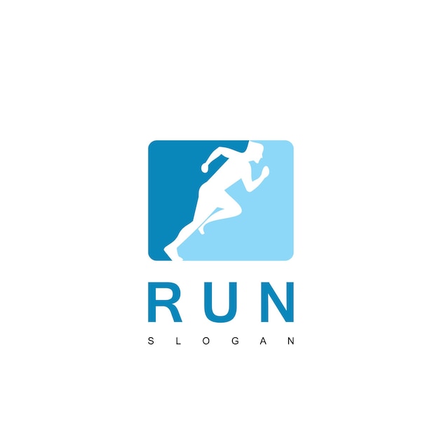 People run logo sport