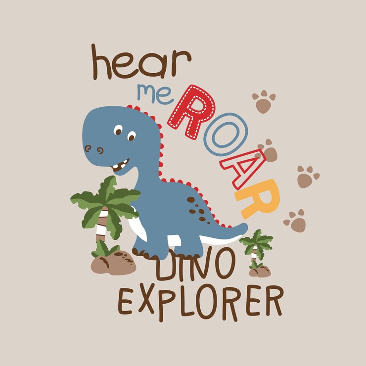 pequeno dinossauro fofo