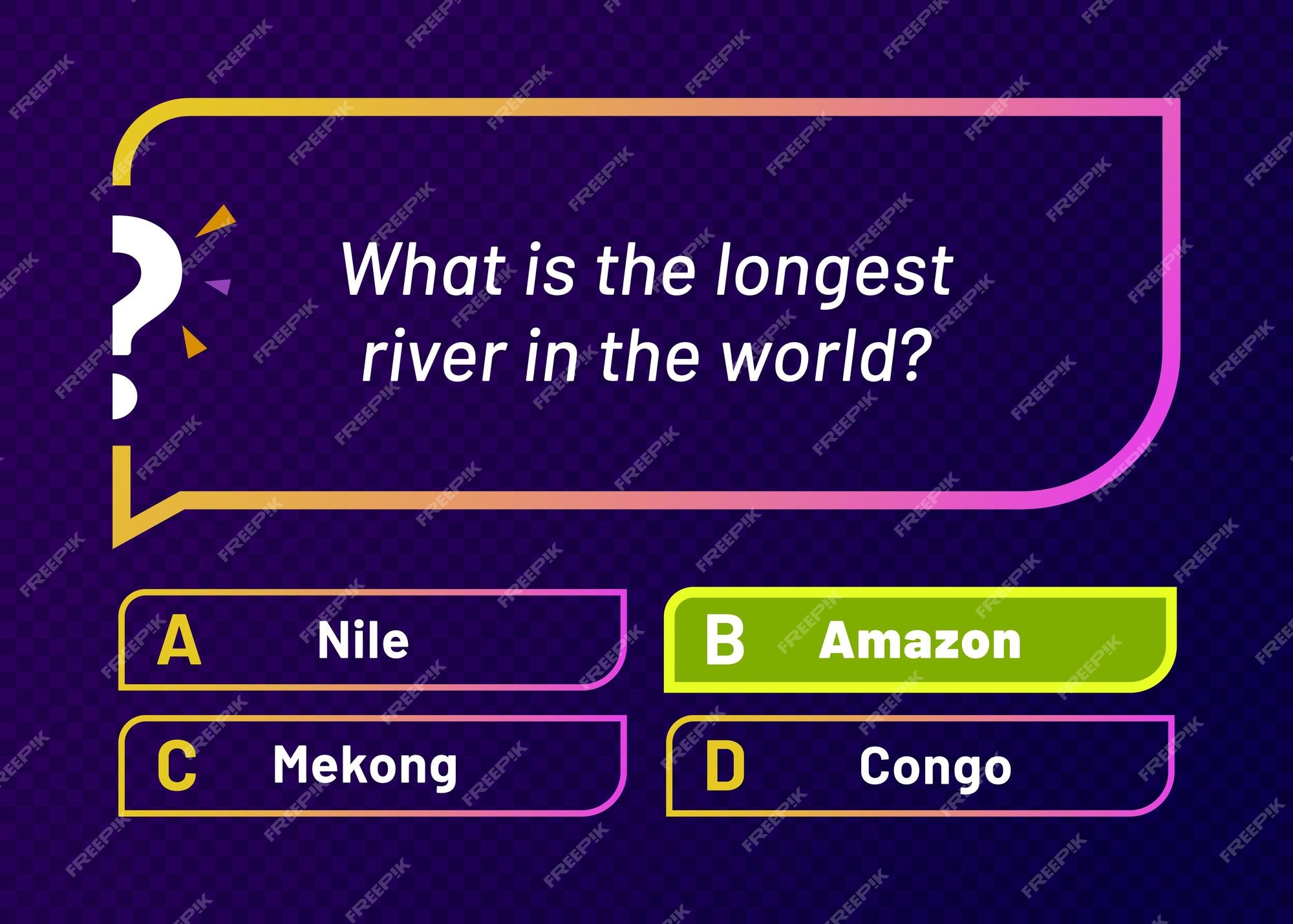 Perguntas do quiz testam a escolha do menu para o jogo de trivia