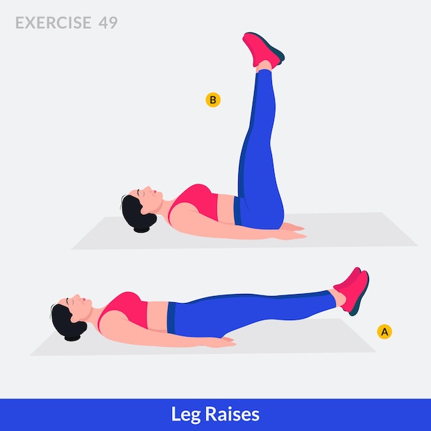 Perna levanta exercício mulher treino fitness aeróbica e exercícios