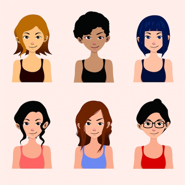 95 minimalistas desenhos de mulheres de cabelo curto - Nerdizmo