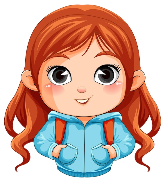 personagem de desenho animado bonito