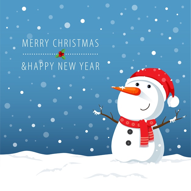 personagem de desenho animado de boneco de neve para o Natal
