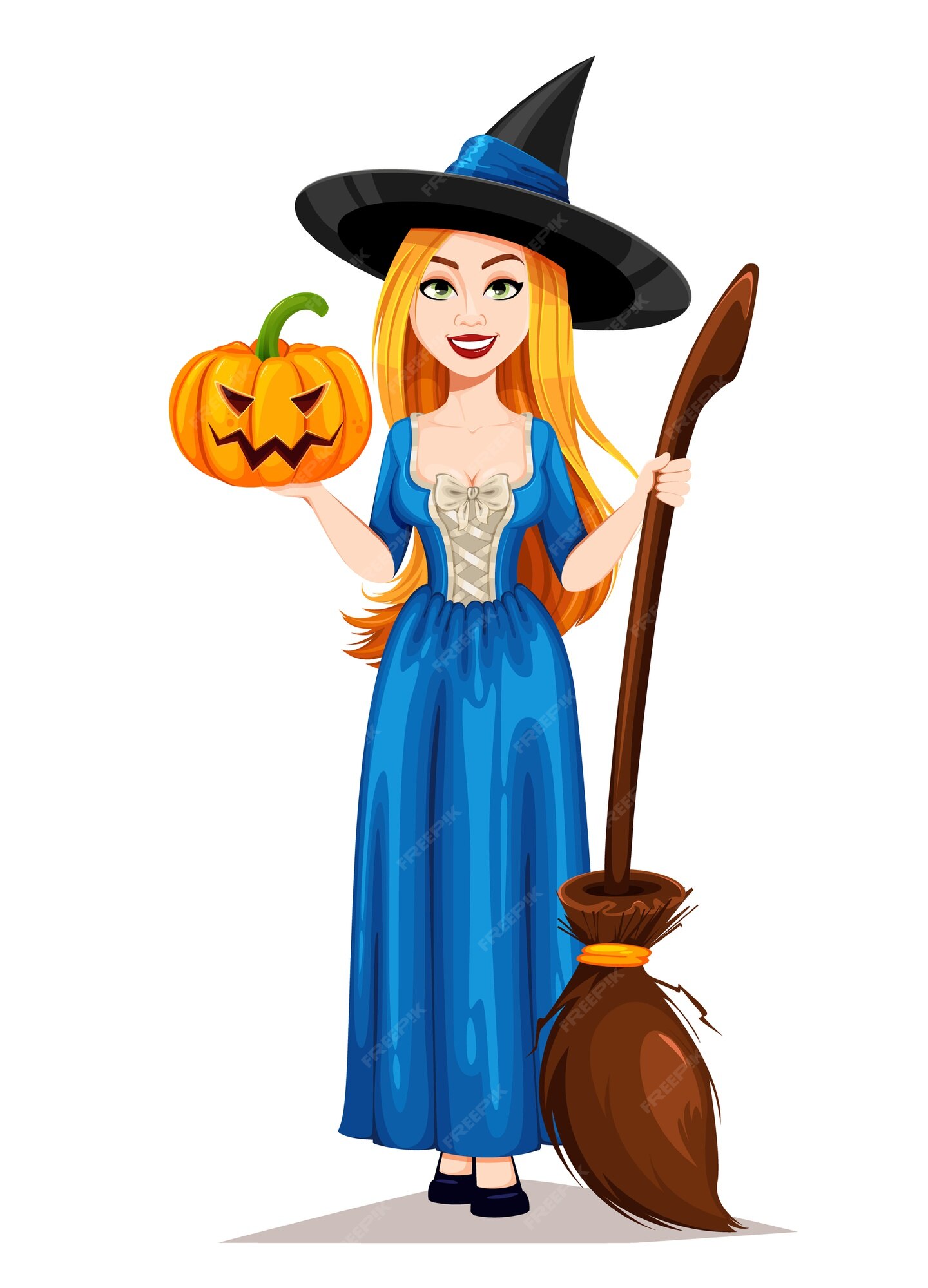 Bruxa Bonita, Personagem Feminina De Halloween. Bruxaria E Magia.  Ilustração Vetorial De Desenhos Animados Royalty Free SVG, Cliparts,  Vetores, e Ilustrações Stock. Image 172998925