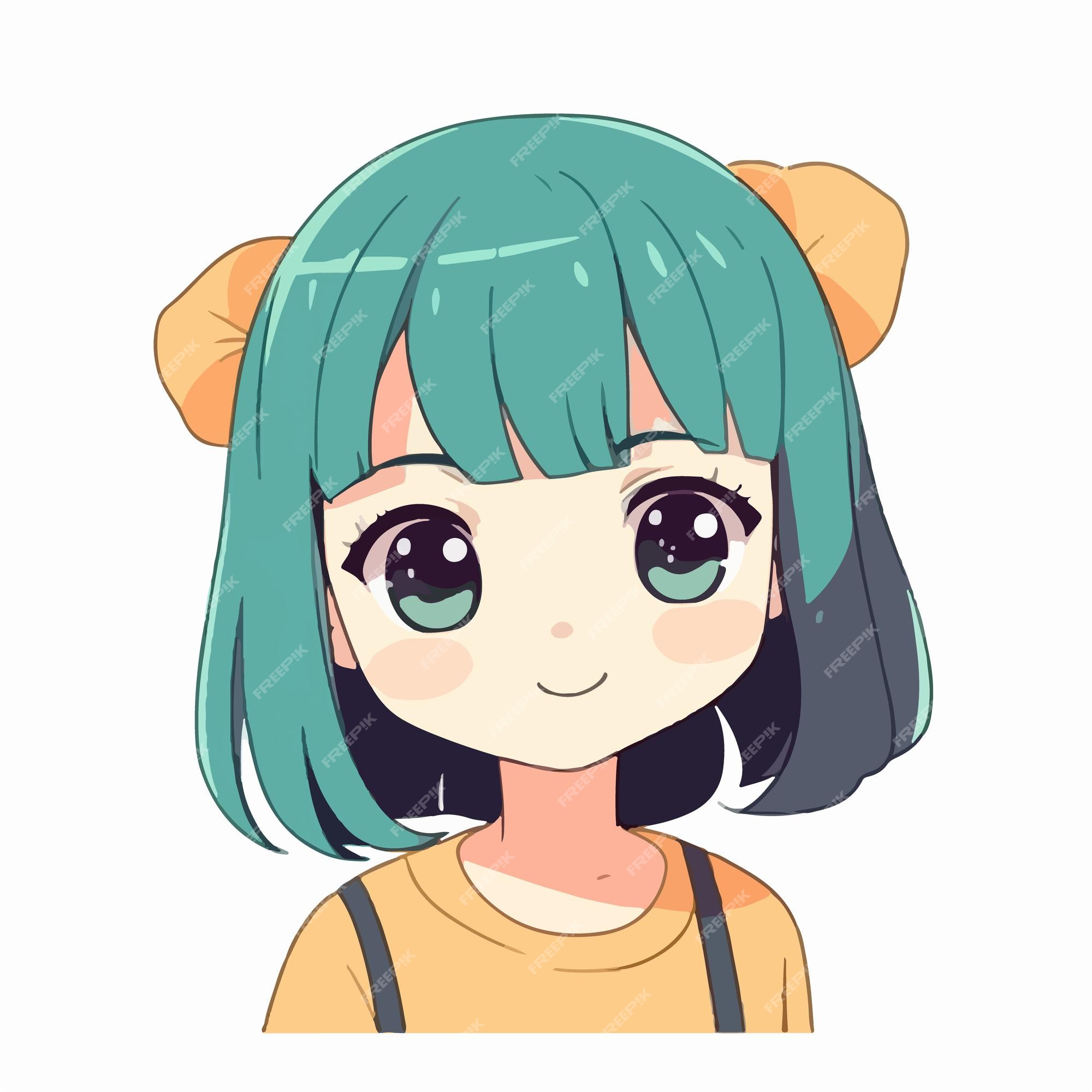 Pequena Personagem Kawaii Engraçada. Ilustração De Desenho 3d De Uma Garota  Bonita De Desenho Em Um Pano De Fundo Azul Ilustração Stock - Ilustração de  azul, jogo: 243403156
