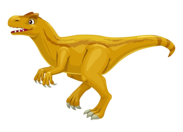 Verde mascote e amarelo do dinossauro, gigante