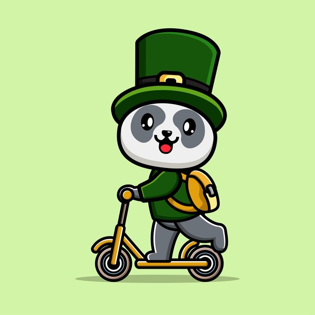 Personagem de desenho animado do dia de são patrício leprechaun