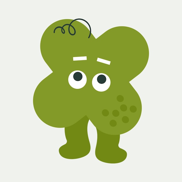 Personagem de desenho animado personagem abstrato mascote design avatar engraçado ícone bonito