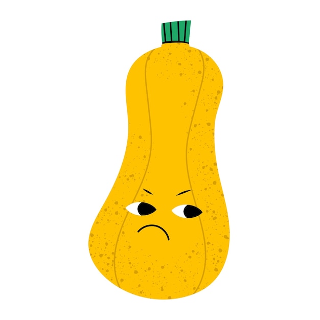 Personagem de desenho animado vegetal bonito