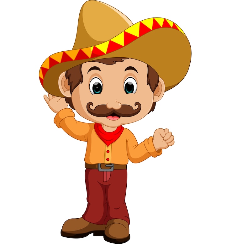 Personagem de desenho mexicano