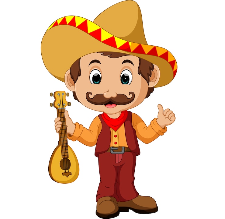 Personagem de desenho mexicano