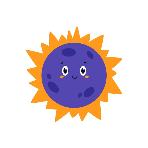 Personagem de eclipse solar total