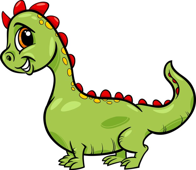 Personagem de desenho animado de dinossauro verde com raiva correndo