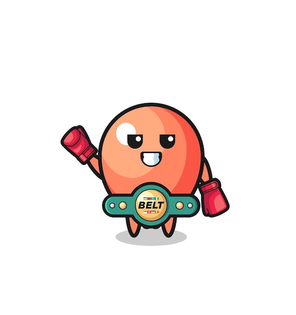 Personagem de mascote de boxer de balão