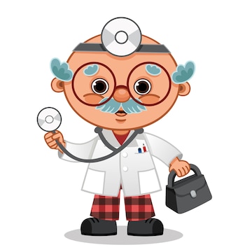 Médico Pintado à Mão Dos Desenhos Animados Salva Pessoas Ilustração  Gratuita PNG , A Equipe Médica, Personagens De Desenhos Animados,  Personagens Pintados à Mão Imagem PNG e PSD Para Download Gratuito