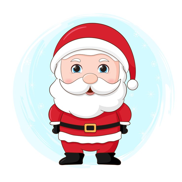 Personagem de Natal bonita. Papai Noel