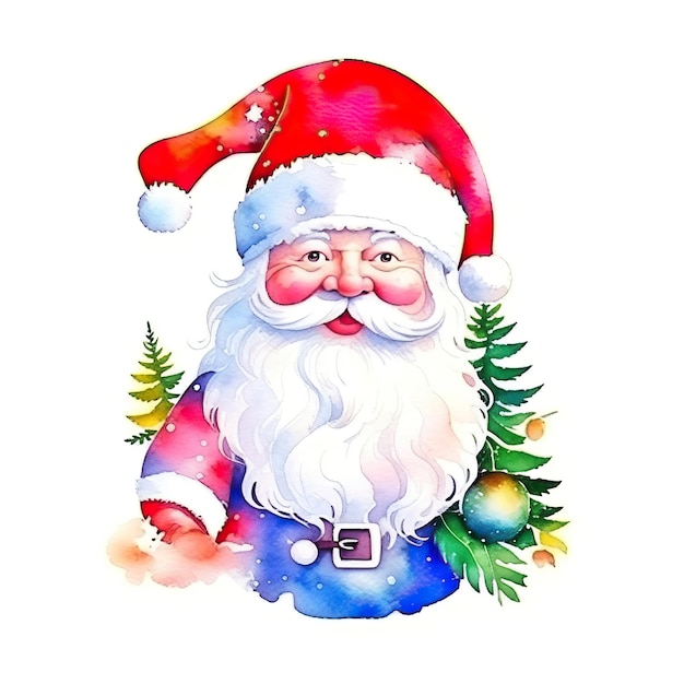 Personagem de Natal vetorial com letras de Papai Noel