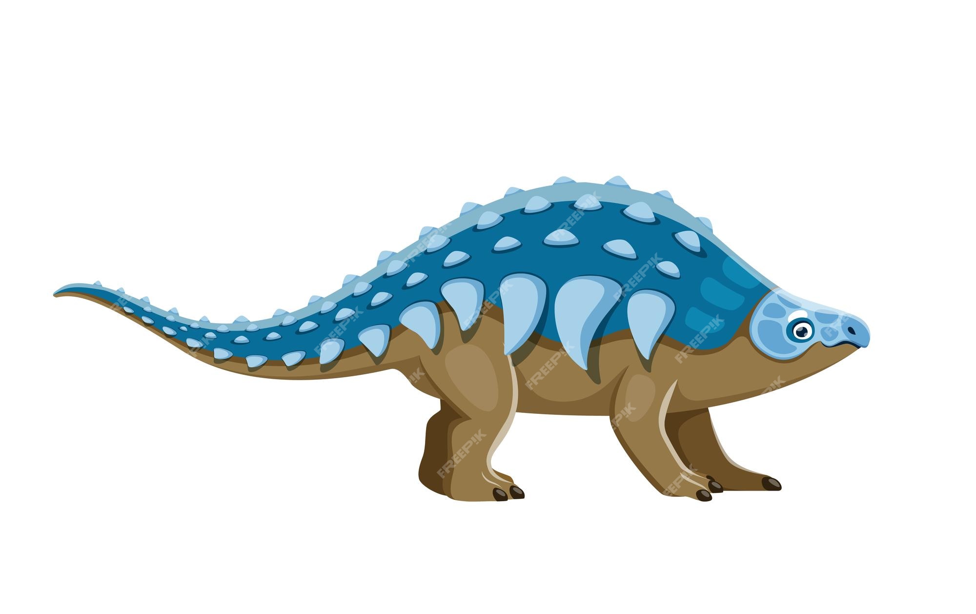 Personagem Dinossauro Haplocanthosaurus Desenhos Animados Vetor