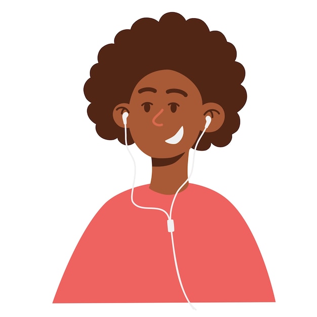 Personagem feminina Jovem perfil de pessoas Perfeito para mídia social e interface de usuário de apresentações de negócios UX aplicativos e interfaces de design gráfico e web ilustração vetorial