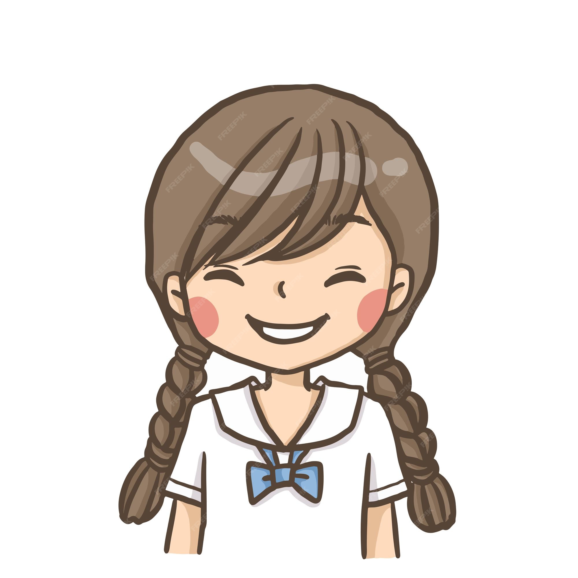 menina anime personagem fofo ilustração de emoção dos desenhos animados,  desenho clipart arte de design de mangá kawai 8470176 PNG