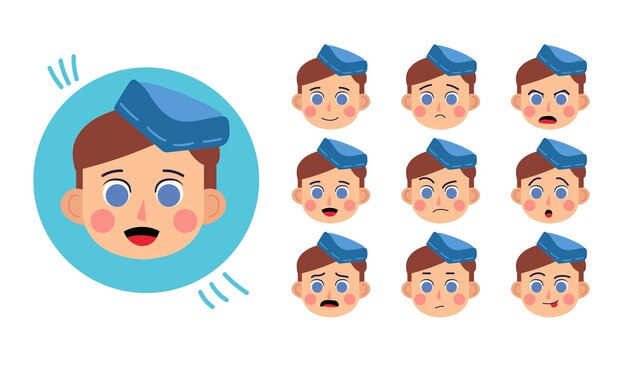 Personagem humana aeromoça para suas cenasPersonagem pronta para animação Desenho engraçado