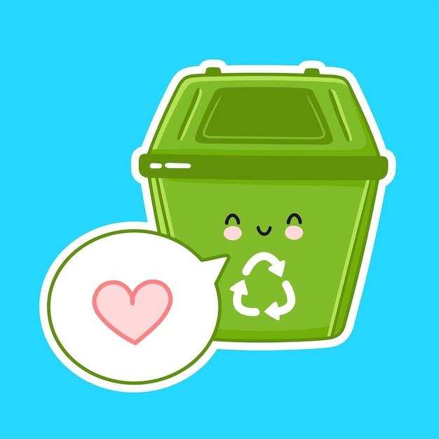 personagem thrash bin com coração no balão