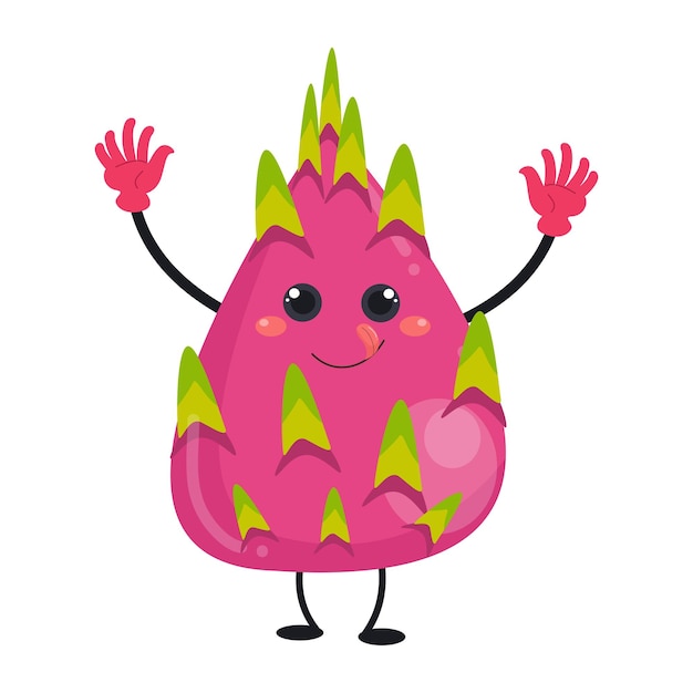 Personagens de desenhos animados de frutas adequados para designs de roupas infantis