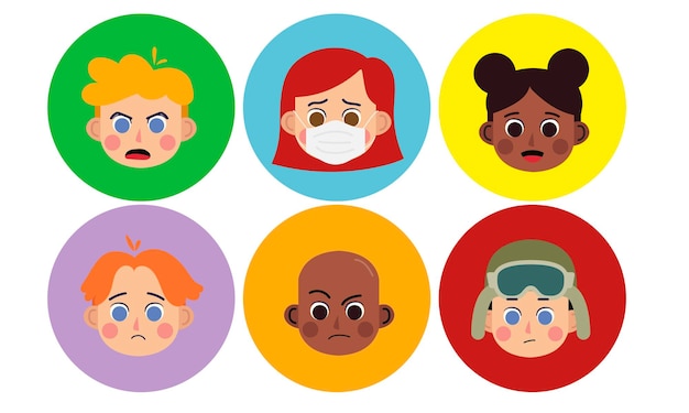Personagens de pessoas para suas cenas Desenho animado O conjunto para a animação de personagens