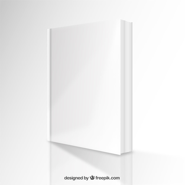 Perspectiva em branco livro mockup