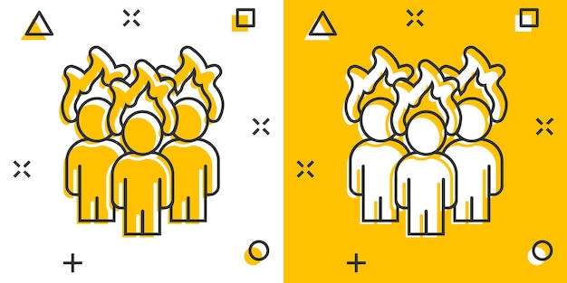 Chama De Vetor Amarelo Dos Desenhos Animados PNG , Chama De Vetor