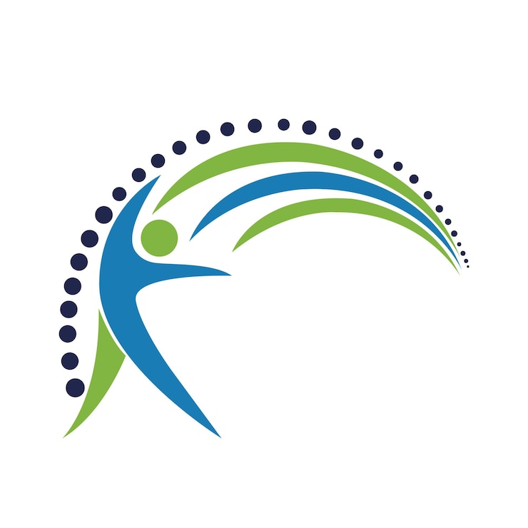 Vetor pessoas criativas logo deixa logo design run logo natureza logo design