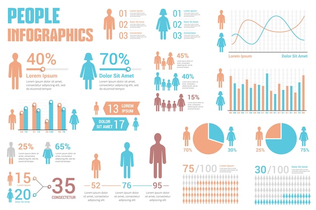 Pessoas Infográficos