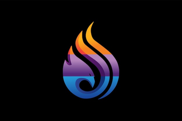 Phoenix oil and fire logo