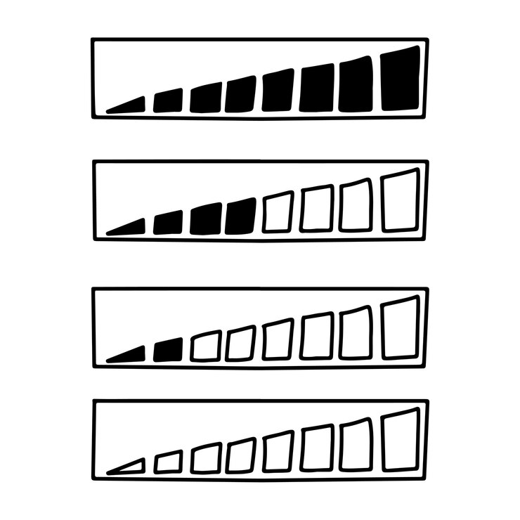 Vetor pictigrama de sinal desenhado à mão estilo doodle ilustração vetorial isolada no fundo branco