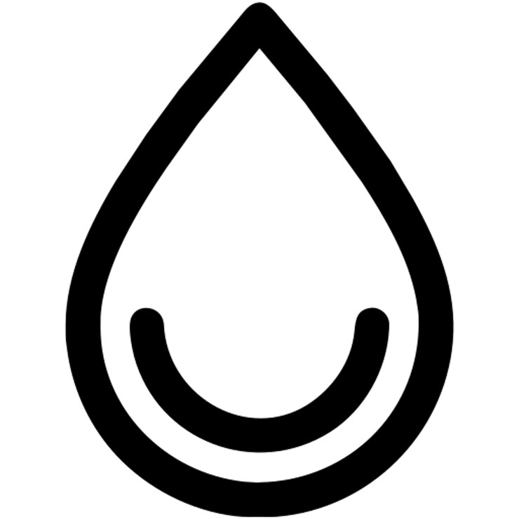 Vetor pictograma de gota de agua