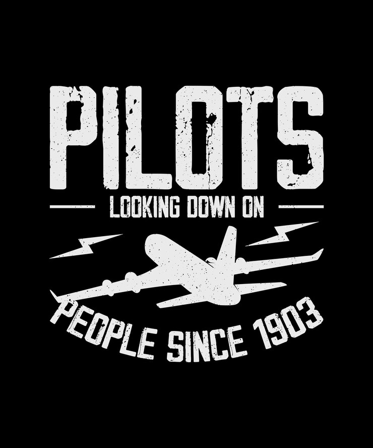 Pilotos olham de baixo para as pessoas desde 1903