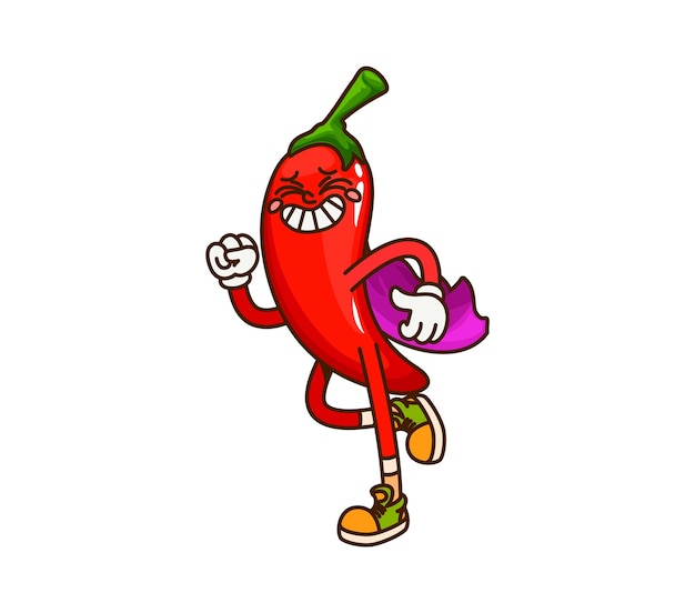 Pimenta mexicana de desenho animado para o Dia das Bruxas