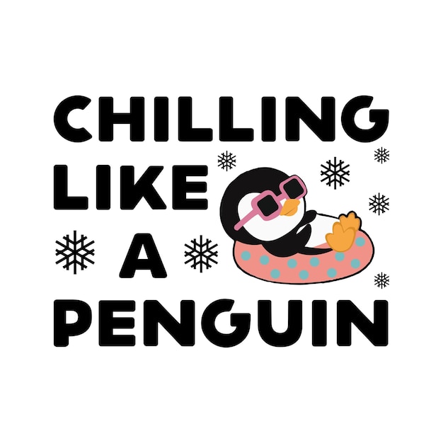 Pinguim cita design svg