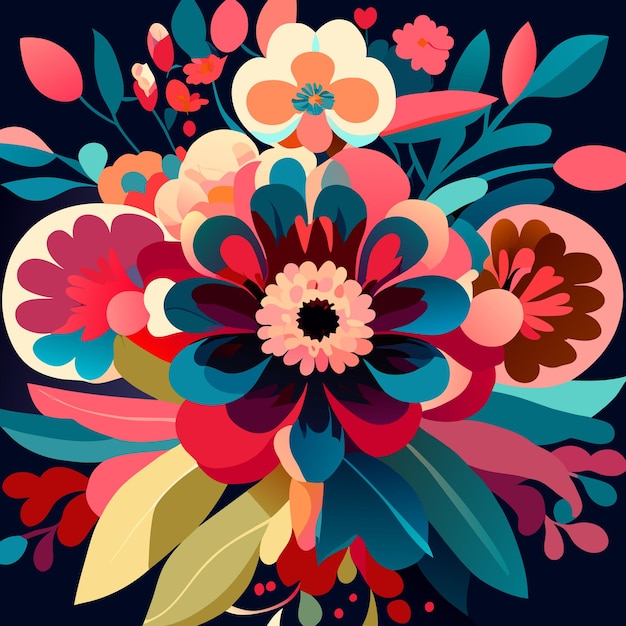 Pinte motivos florais com pintura acrílica ou aquarela