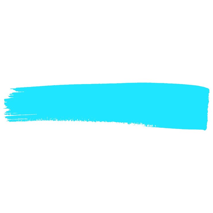 Vetor pintura a aquarela com pincel azul claro